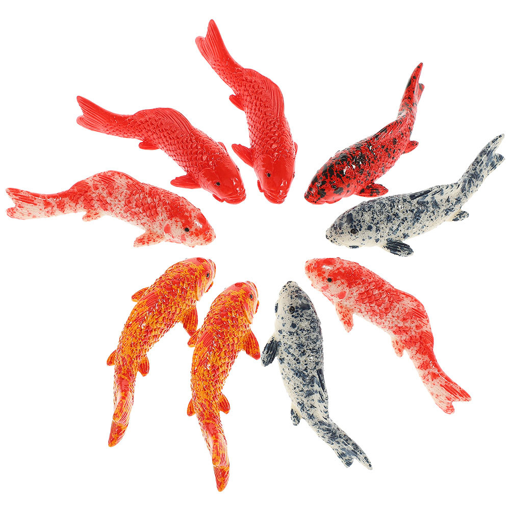 Aquarium Fish Koi - 10 szt. Mini Rybki Koi Dekoracyjne