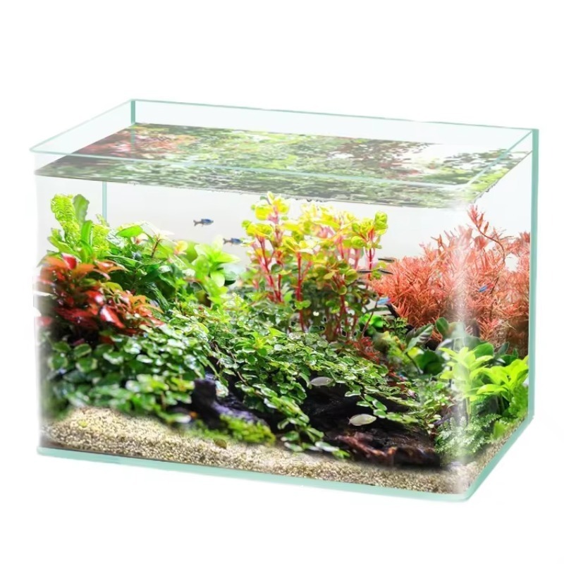 Aquarium Fish Glass - Akwarium biurkowe w pudełku, ultra przezroczyste,