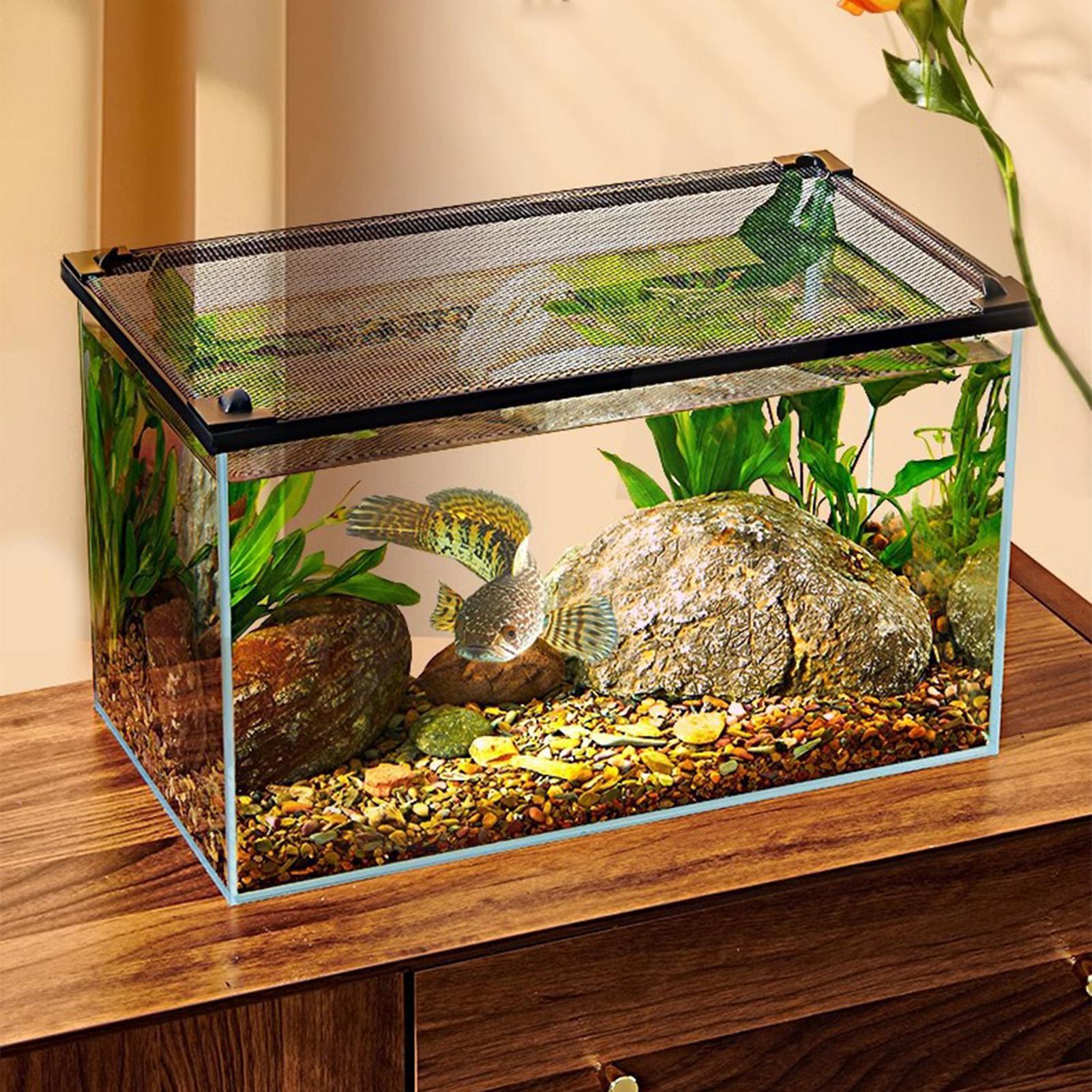 Aquarium Fish Jump Guard - Magnetyczna, wytrzymała siatka zabezpieczająca przed wypadaniem