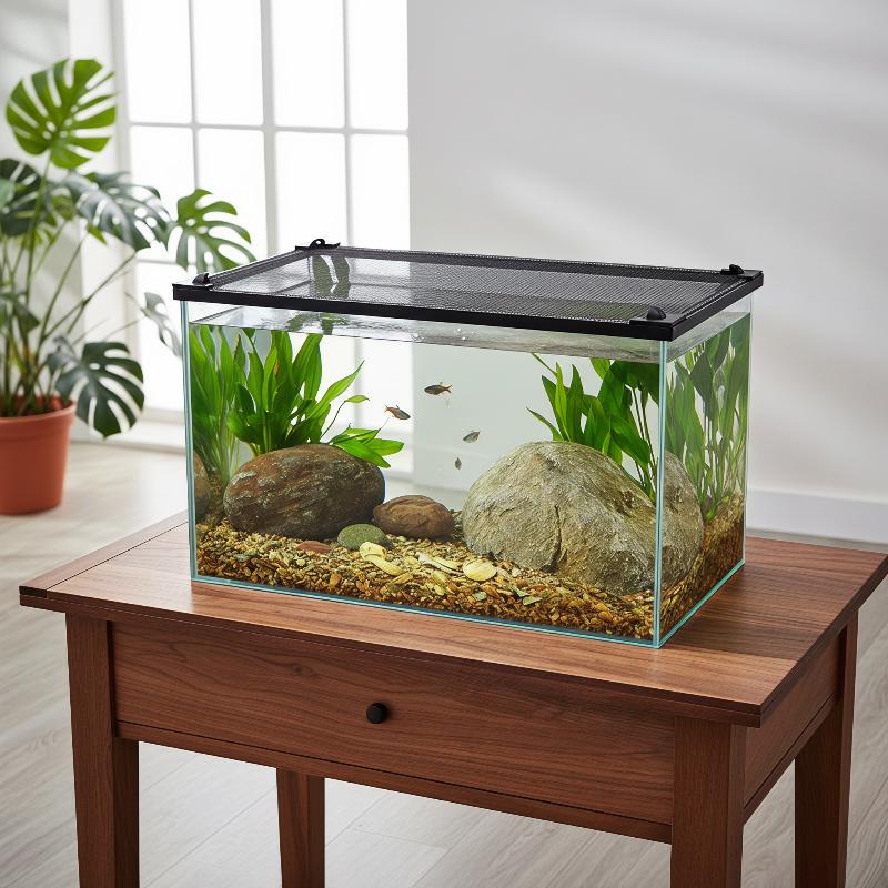 Aquarium Fish Jump Guard - Magnetyczna siatka zabezpieczająca ryby w akwarium