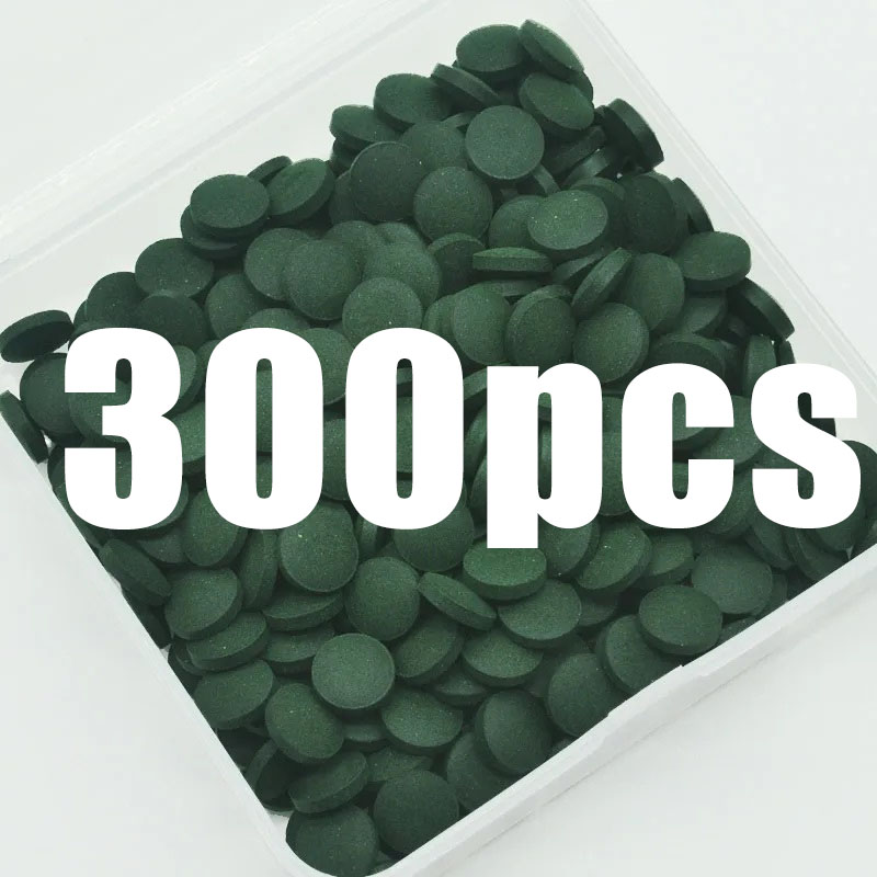 Aquarium Fish Holiday Food - 50-300 szt. Tabletek Spiruliny o wysokiej