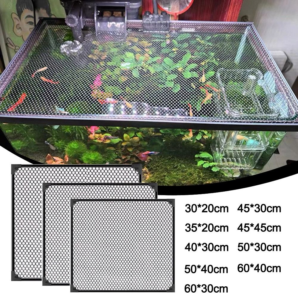 Aquarium Fish Breeding - Wytrzymała Magnetyczna Pokrywa Akwarium DIY Łatwa