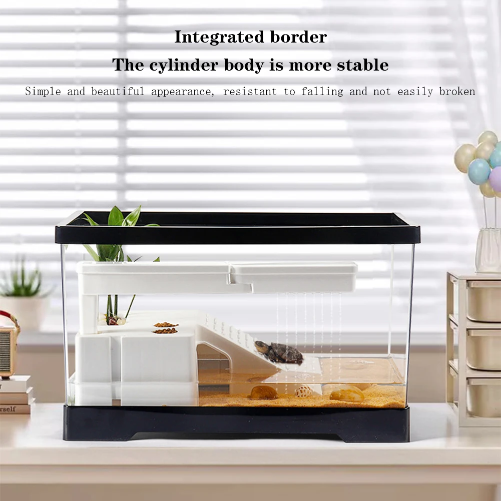 Aquarium Fish Breeding - Duży przezroczysty zbiornik na żółwie Akwarium