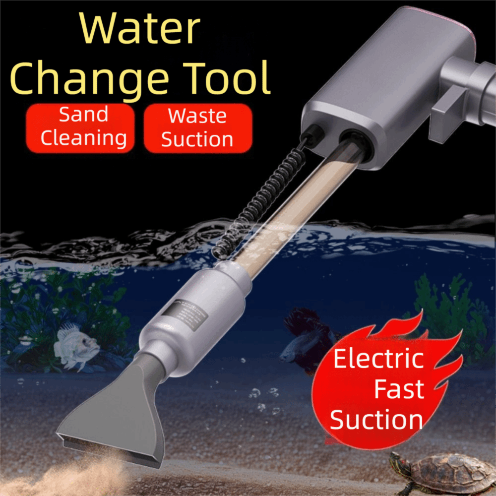Aquarium Fish Tank Cleaner - Automatyczny odkurzacz do akwarium, elektryczny, z