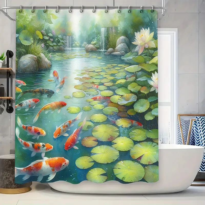 Żywa Zasłona Prysznicowa z Mot – Aquarium Fish Koi recenzja i cena