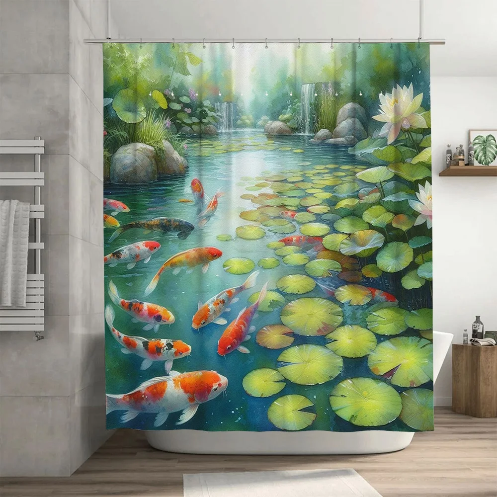 Żywa Zasłona Prysznicowa z Mot – Aquarium Fish Koi recenzja i cena