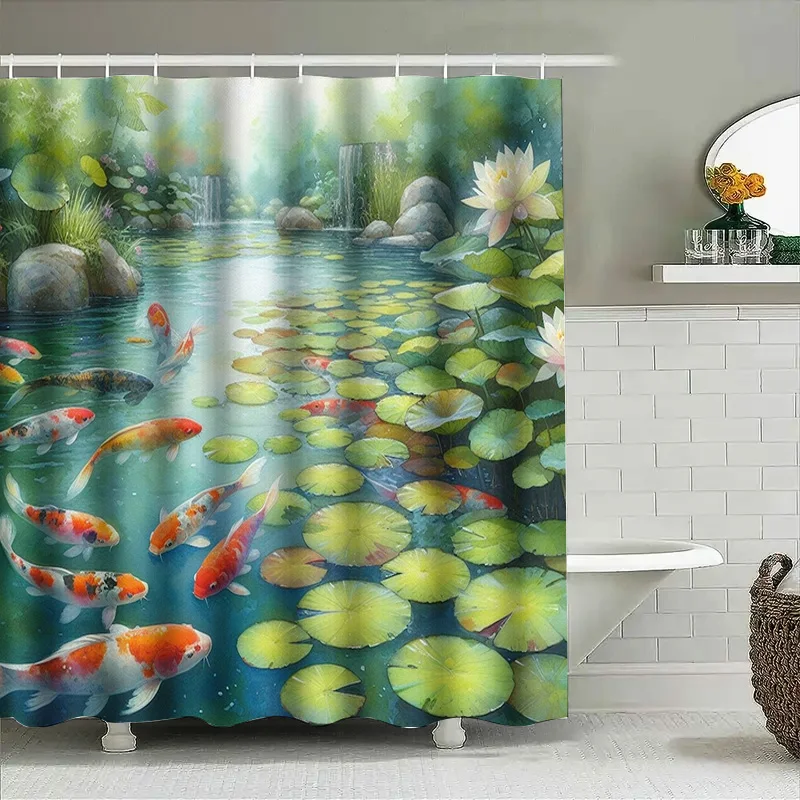 Żywa Zasłona Prysznicowa z Mot – Aquarium Fish Koi recenzja i cena