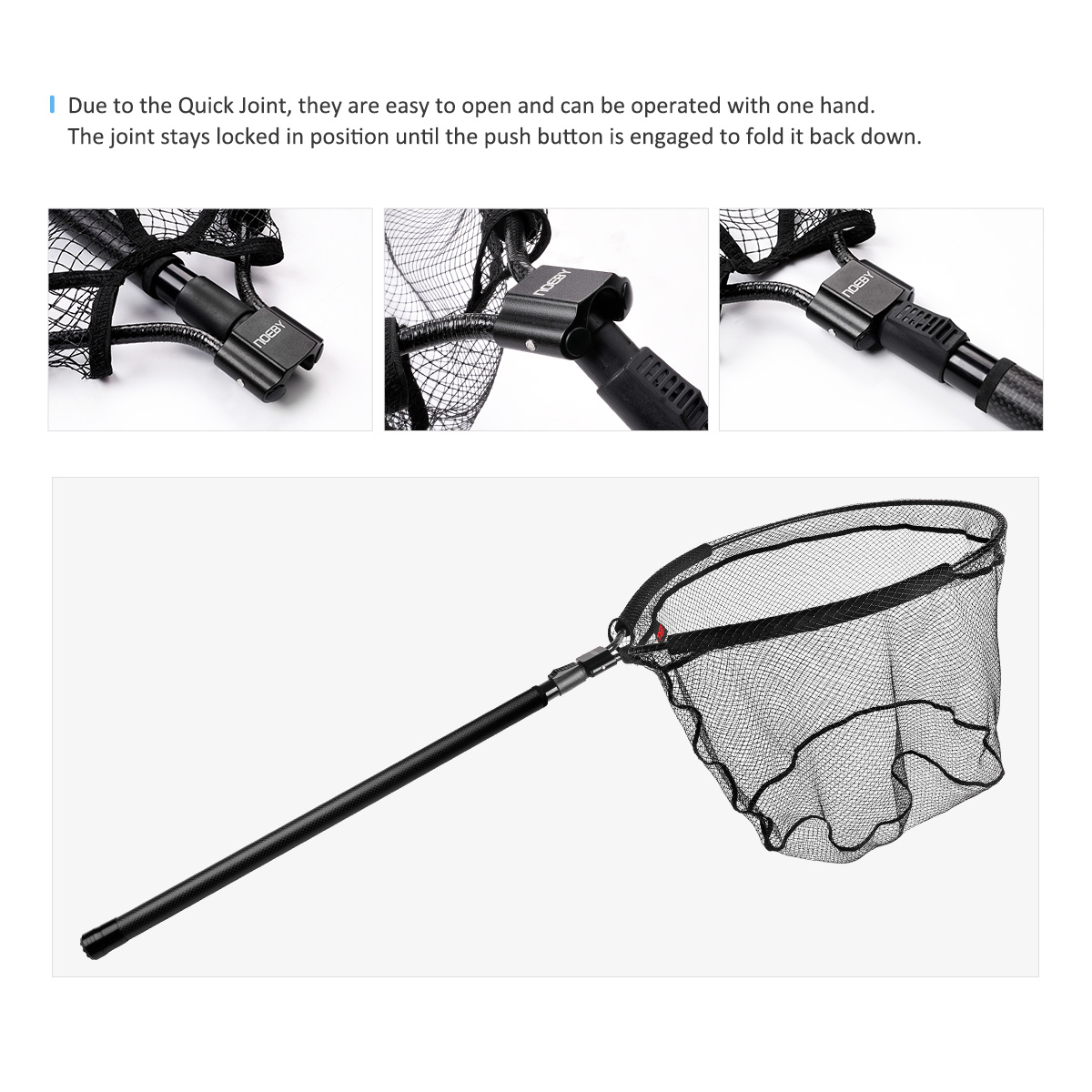 Siatka do podbierania ryb NOEB – Fish Net Handle recenzja i cena