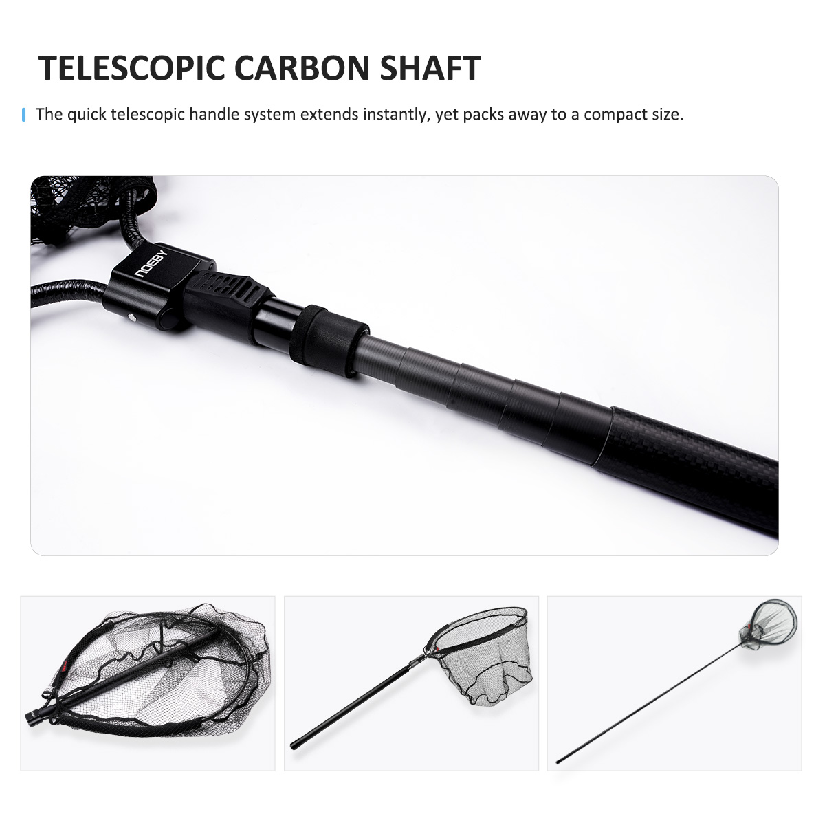 Siatka do podbierania ryb NOEB – Fish Net Handle recenzja i cena