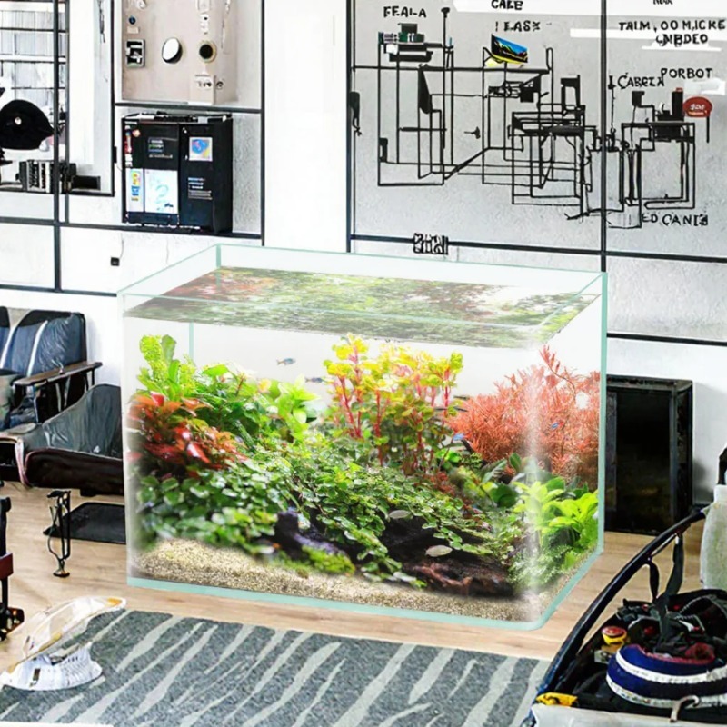 Akwarium biurkowe w pudełku, u – Aquarium Fish Glass recenzja i cena