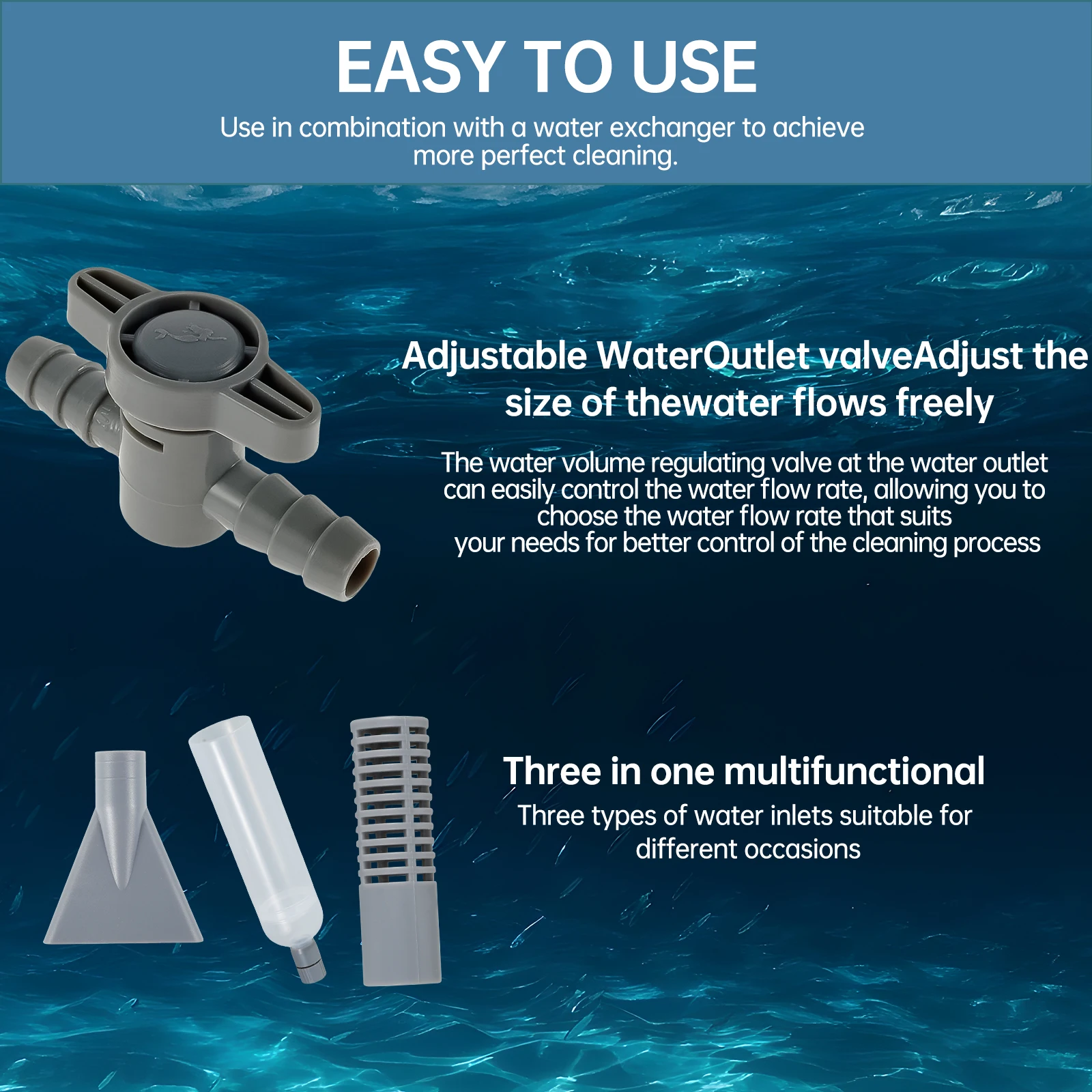 Odkurzacz do wanny z hydromasa – Aquarium Fish Tank Cleaner recenzja i cena