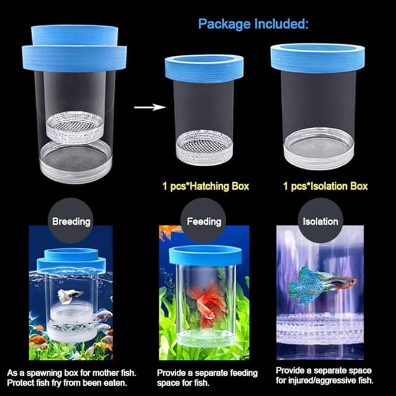 Pływające pudełko izolacyjne d – Aquarium Fish Breeding recenzja i cena