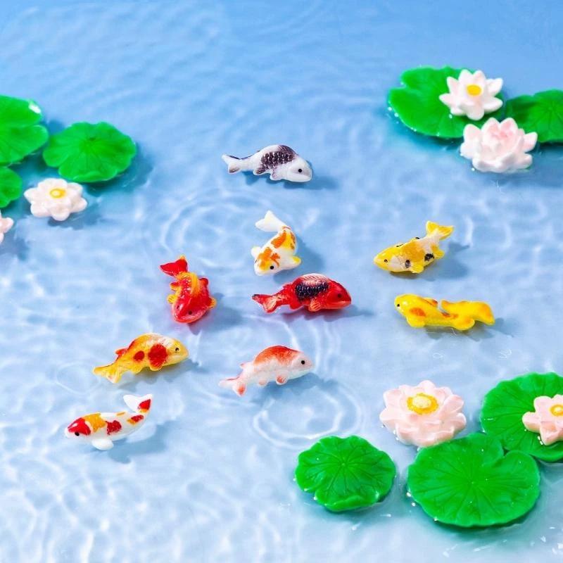 Miniaturowe figurki rybek koi  – Aquarium Fish Koi recenzja i cena