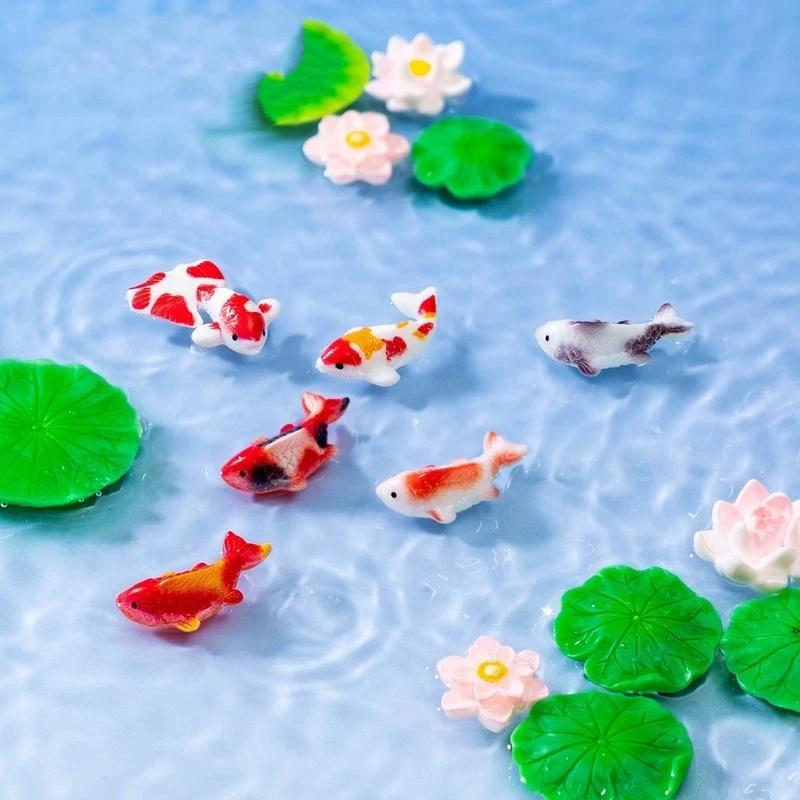 Miniaturowe figurki rybek koi  – Aquarium Fish Koi recenzja i cena