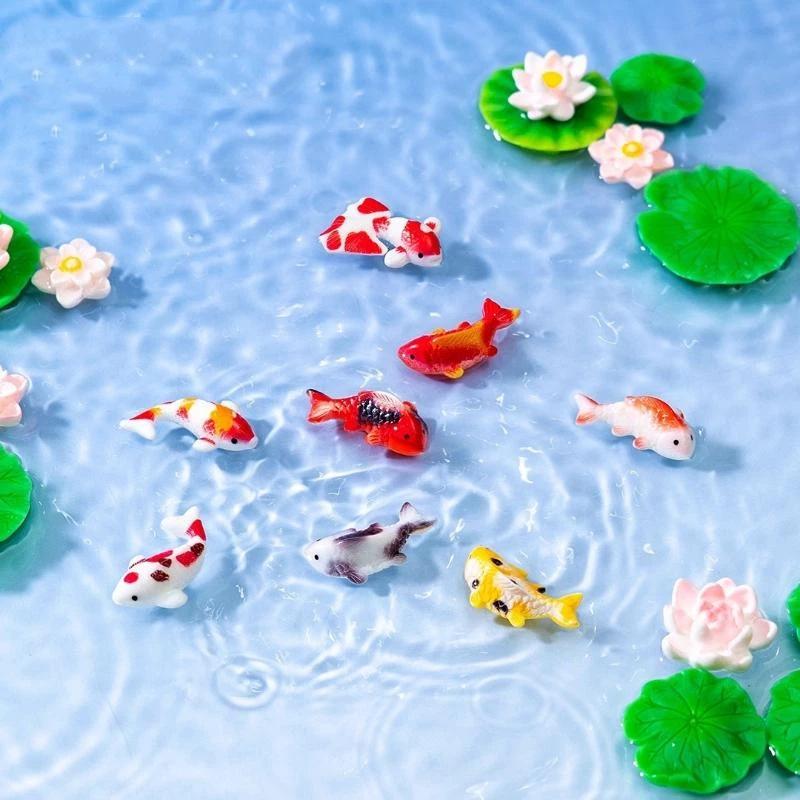 Miniaturowe figurki rybek koi  – Aquarium Fish Koi recenzja i cena