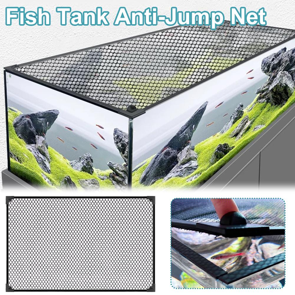 Magnetyczna siatka na akwarium – Aquarium Fish Jump Guard recenzja i cena