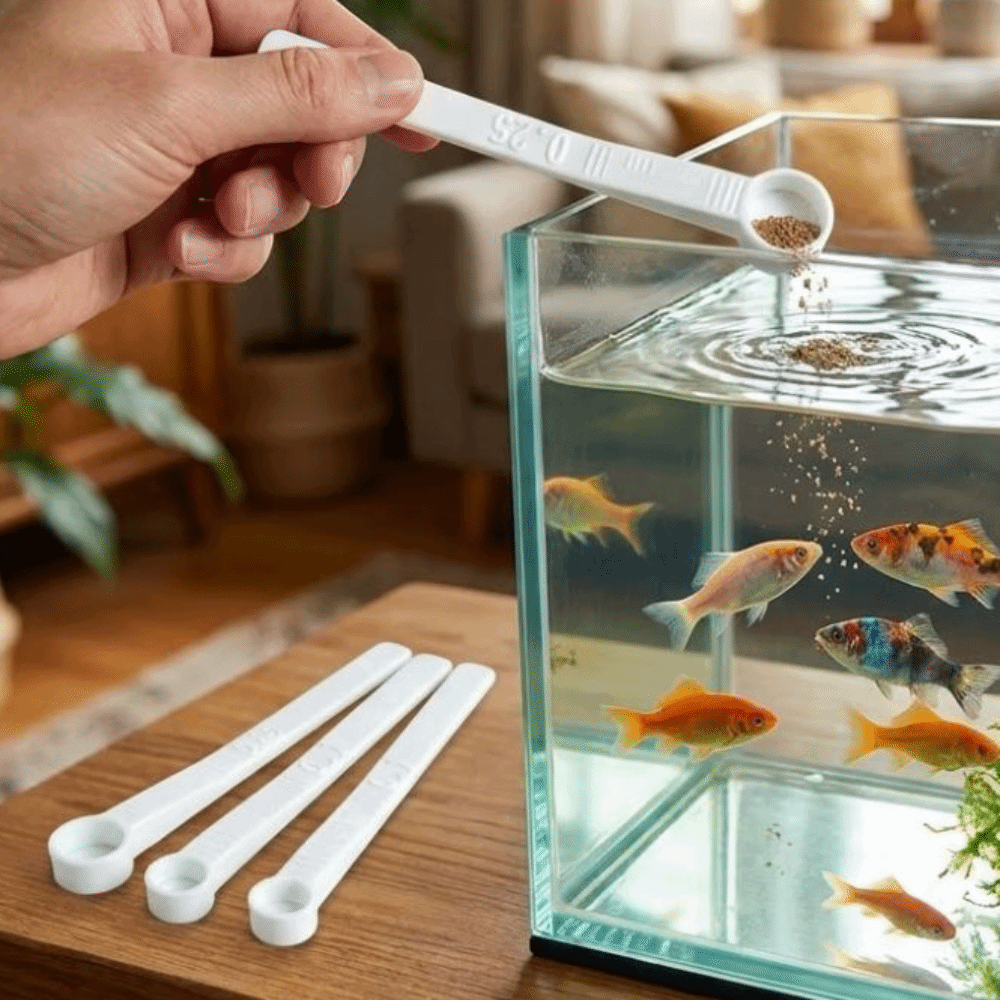 3 szt. Łyżki do odmierzania ka – Aquarium Fish Holiday Food recenzja i cena