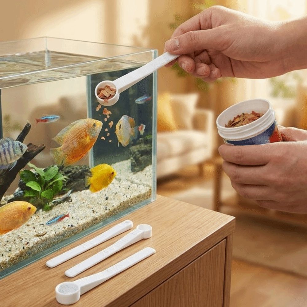 3 szt. Łyżki do odmierzania ka – Aquarium Fish Holiday Food recenzja i cena