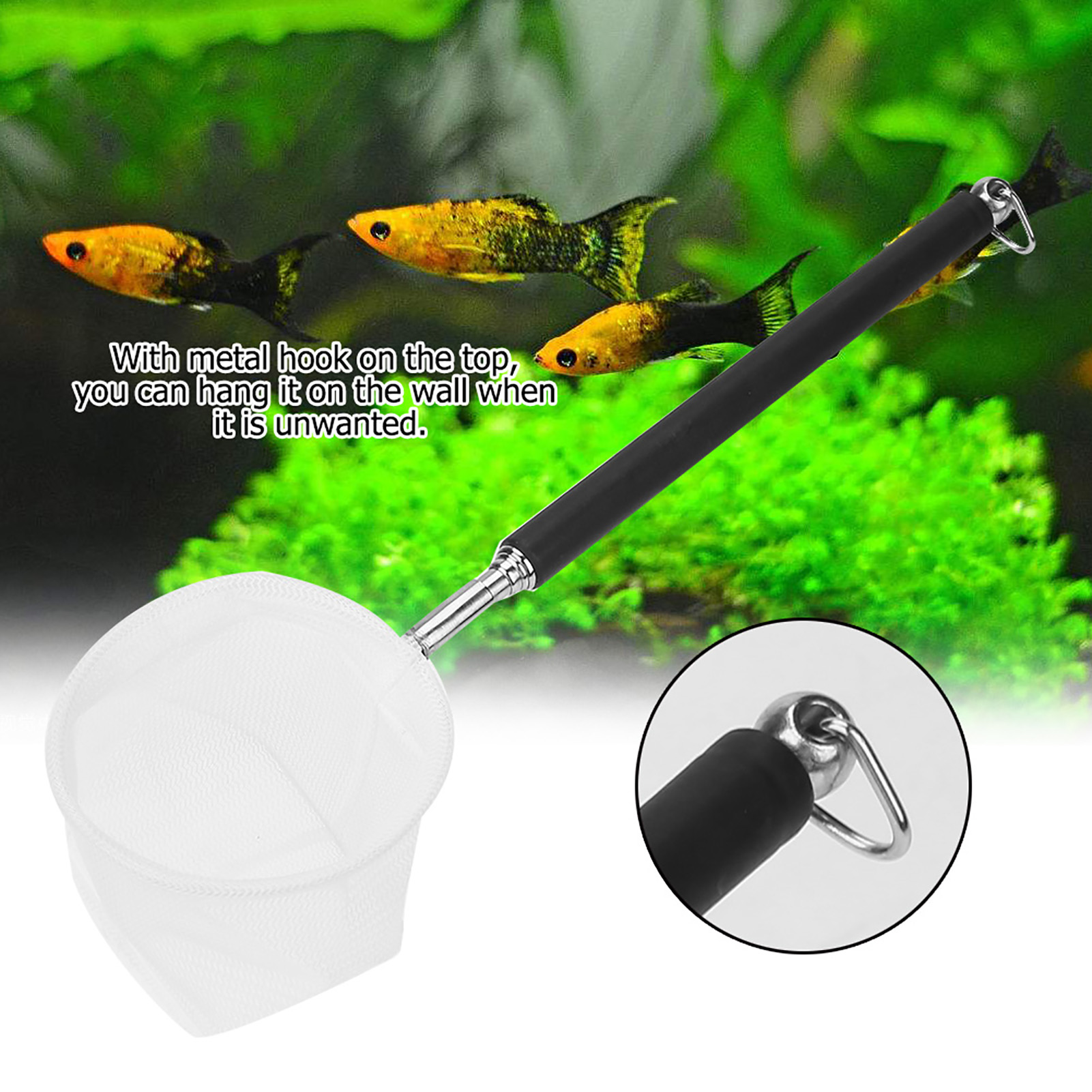 Regulowana siatka do akwarium  – Fish Net Handle recenzja i cena