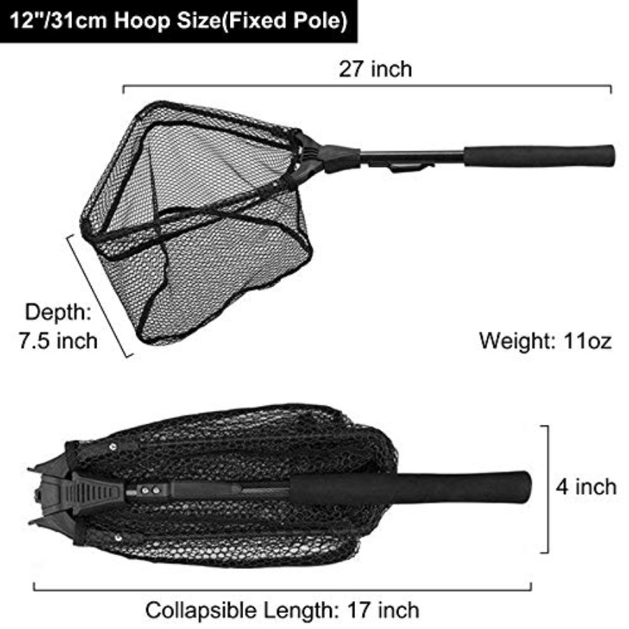 Siatka rybacka, pływająca siat – Fish Net Handle recenzja i cena