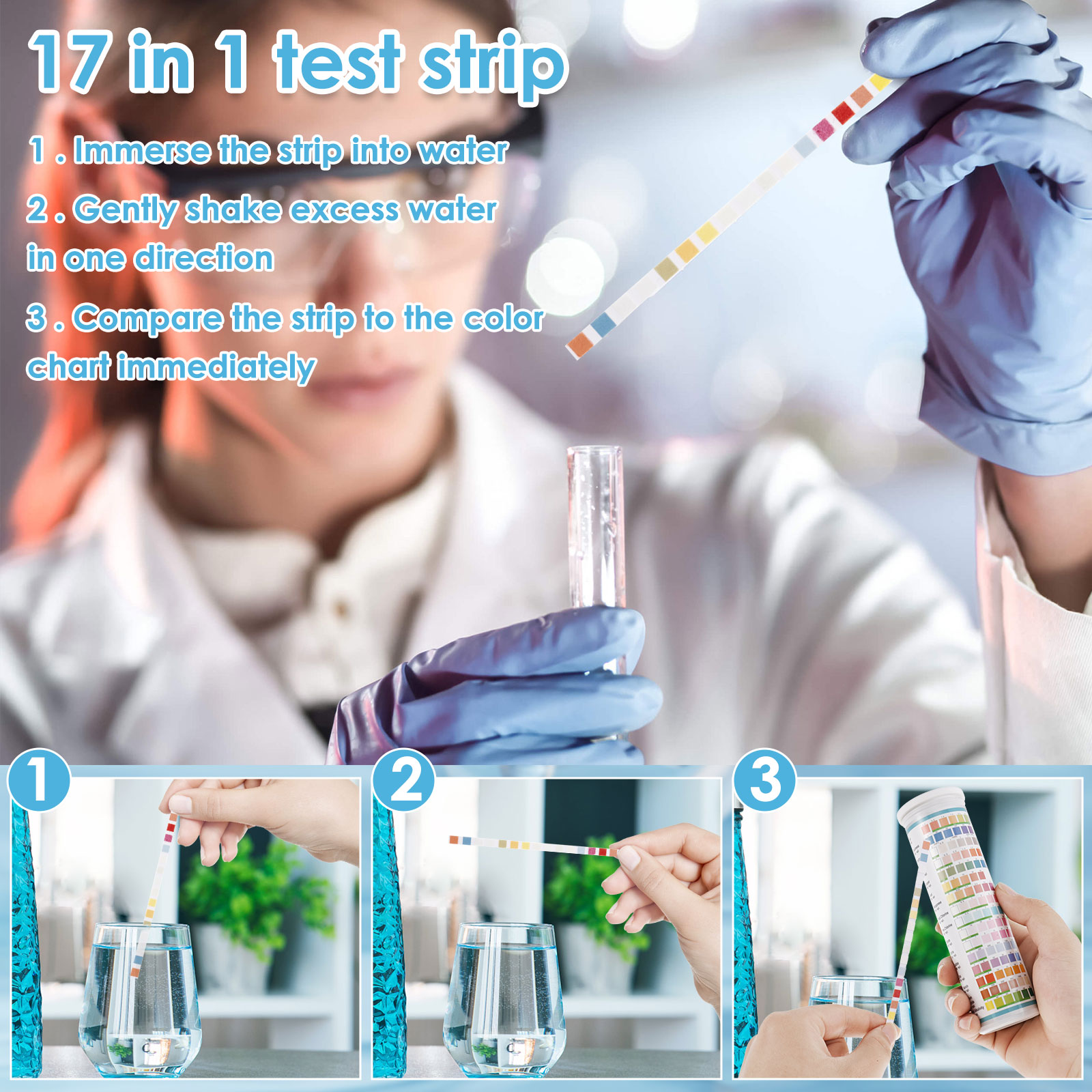 5-17 w 1 Paski testowe do akwa – Aquarium Fish Breeding recenzja i cena