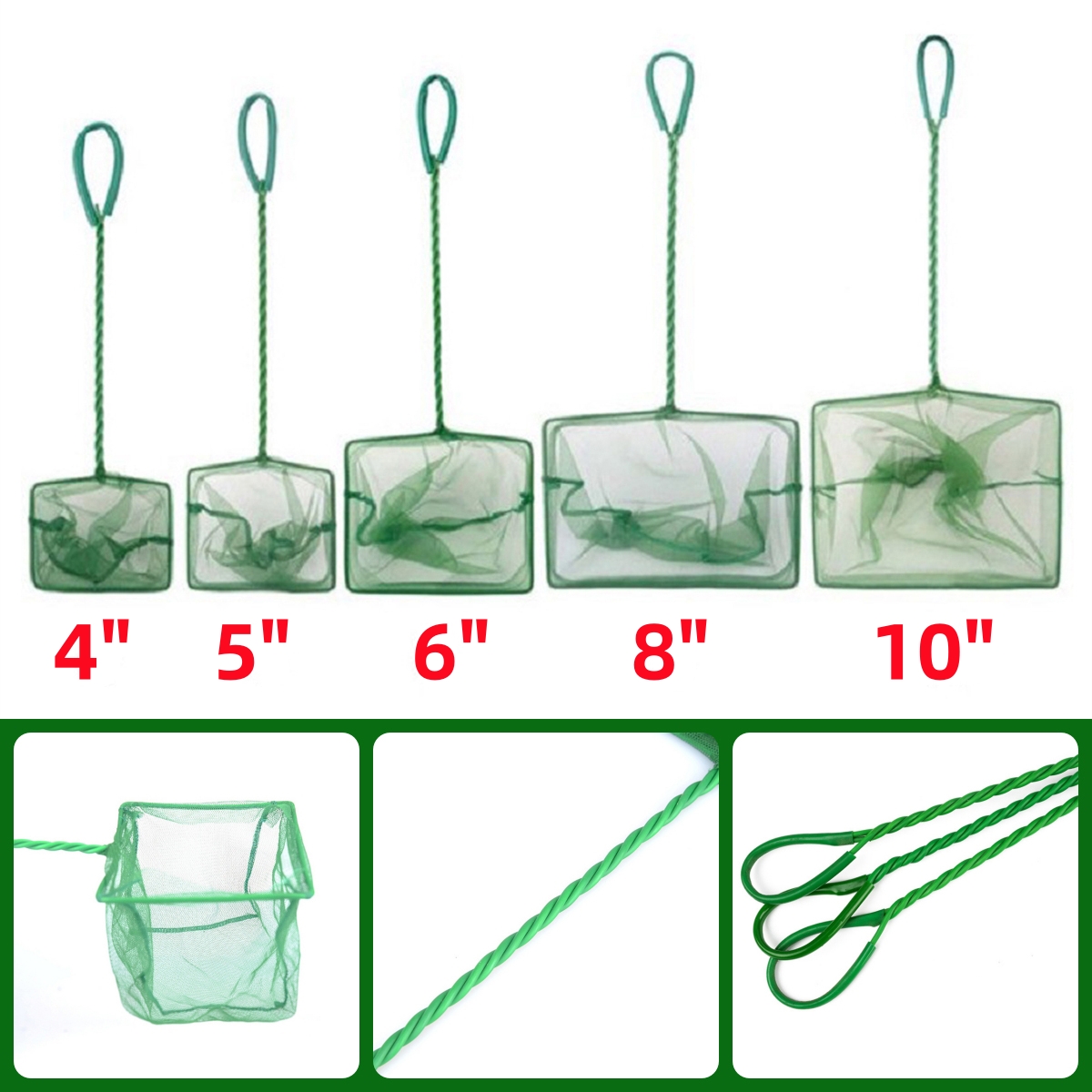 3 ~ 10 cali Przenośna nylonowa – Fish Net Handle recenzja i cena