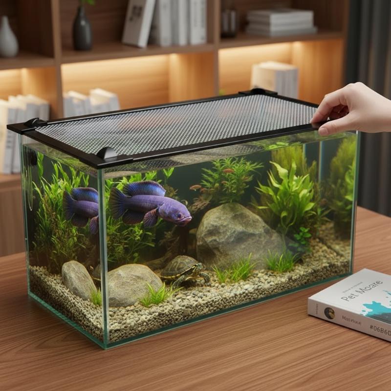 Magnetyczna siatka zabezpiecza – Aquarium Fish Jump Guard recenzja i cena
