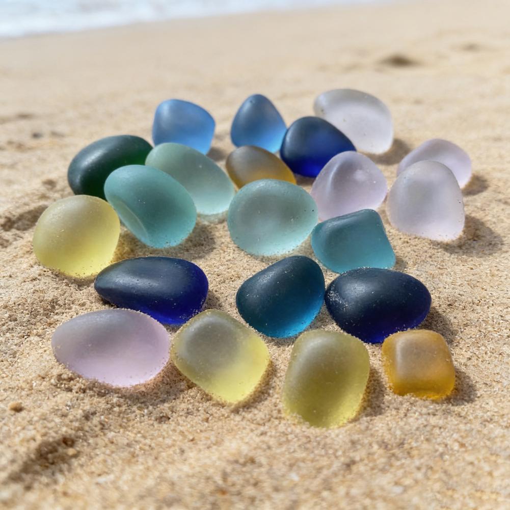 Okrągłe kamienie do akwarium,  – Aquarium Fish Glass recenzja i cena