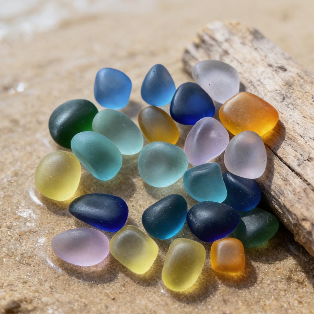 Okrągłe kamienie do akwarium,  – Aquarium Fish Glass recenzja i cena