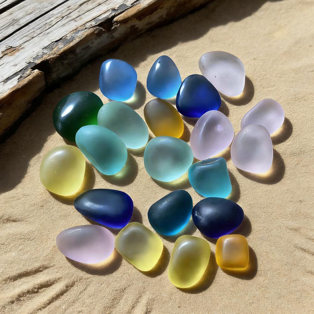 Okrągłe kamienie do akwarium,  – Aquarium Fish Glass recenzja i cena